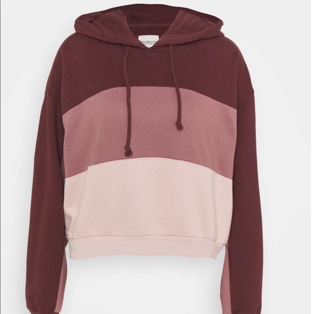 Abercrombie & Fitch colorblock hoodie size S